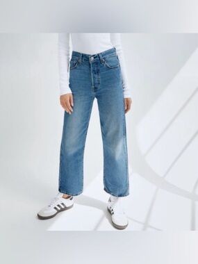 Levi's Ribcage Straight Ankle Jeans At the Ready